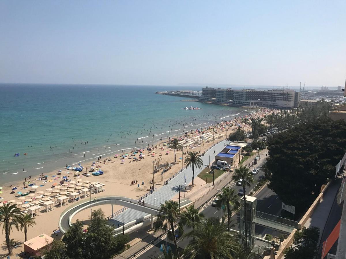 Atico De Lujo Con Vistas Al Mar, Primera Linea Playa Del Postiguet Alicante Eksteriør bilde